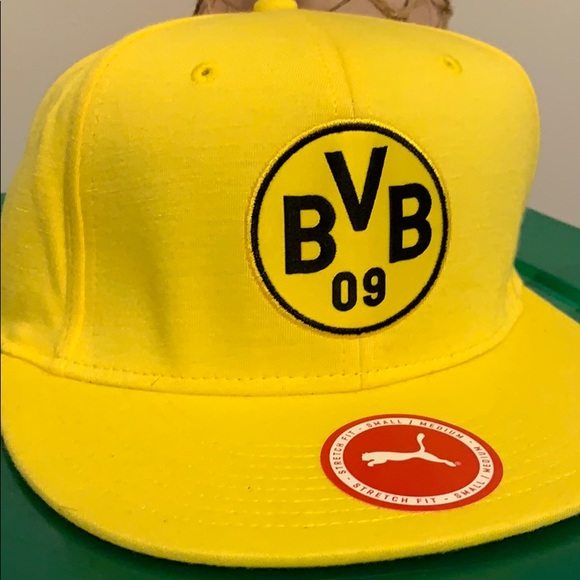 Puma Dortmund Flex-Fit Flat-Bill hat - Picture 1 of 3